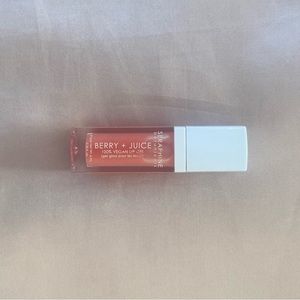 6/$40 or 9/$50 Seraphine Botanicals Berry + Juice Vegan Lip Gloss “Dainty Peach”